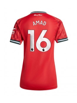 Manchester United Amad Diallo #16 Replika Hemmakläder Dam 2025-26 Kortärmad